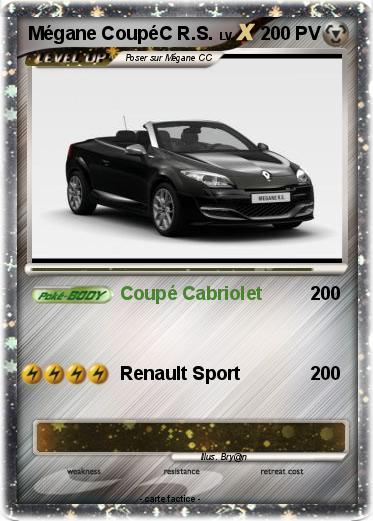 Pokemon Mégane CoupéC R.S.