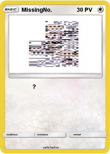 Pokemon MissingNo.