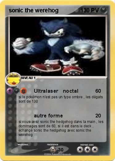 Pokemon sonic the werehog