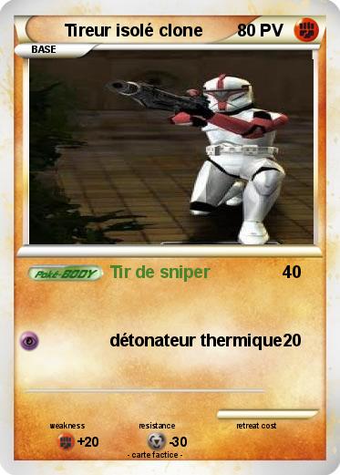 Pokemon Tireur isolé clone
