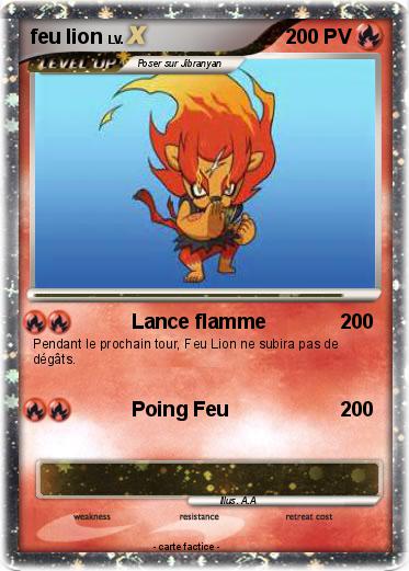 Pokemon feu lion