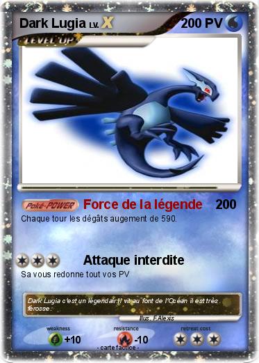 Pokemon Dark Lugia