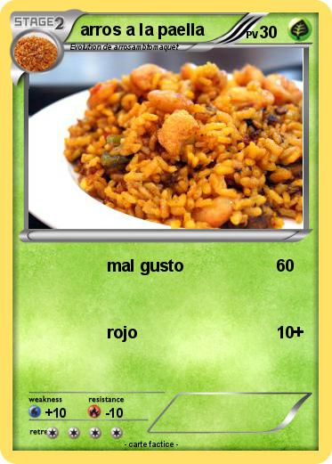 Pokemon arros a la paella
