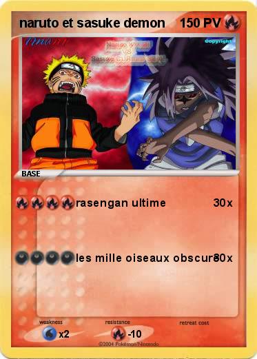 Pokemon naruto et sasuke demon
