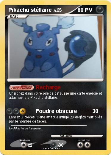 Pokemon Pikachu stéllaire