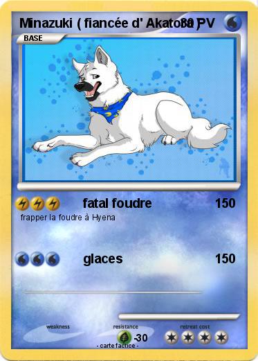 Pokemon Minazuki ( fiancée d' Akatora )