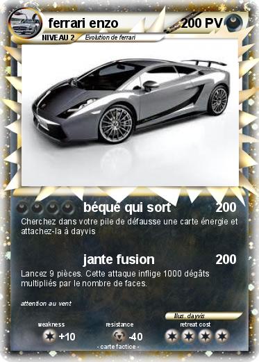 Pokemon ferrari enzo