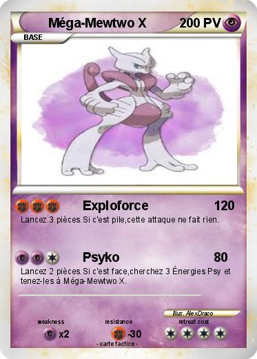 Pokemon Méga-Mewtwo X