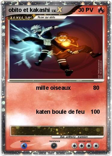 Pokemon obito et kakashi