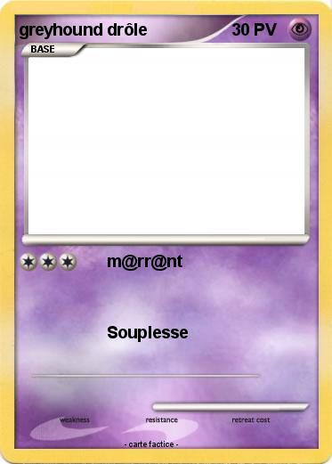 Pokemon greyhound drôle