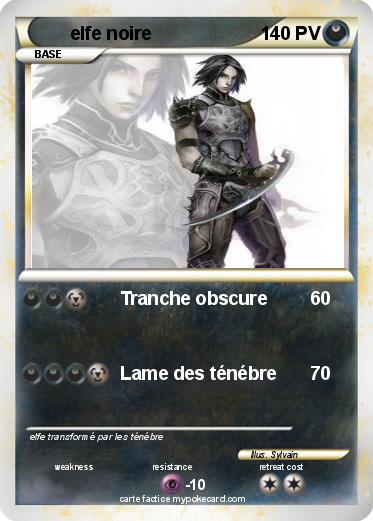 Pokemon elfe noire