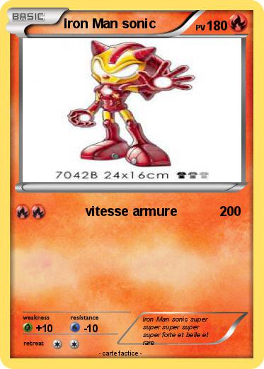 Pokemon Iron Man sonic