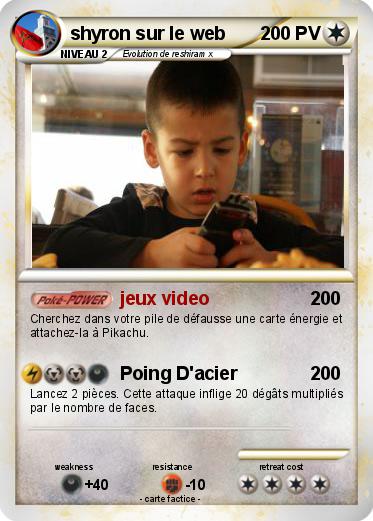 Pokemon shyron sur le web