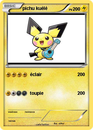 Pokemon pichu kuélé