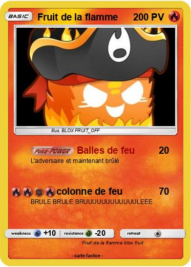 Pokemon Fruit de la flamme