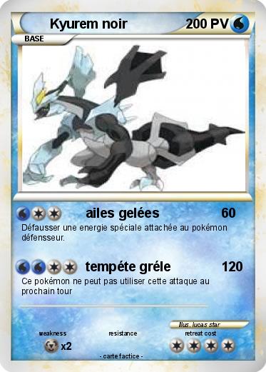 Pokemon Kyurem noir