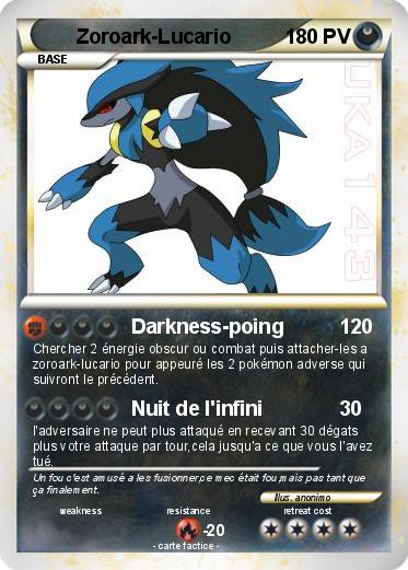 Pokemon Zoroark-Lucario