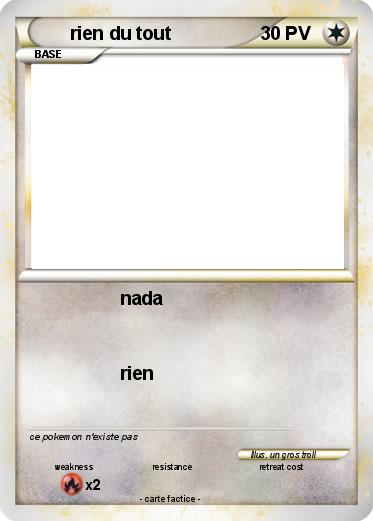 Pokemon rien du tout