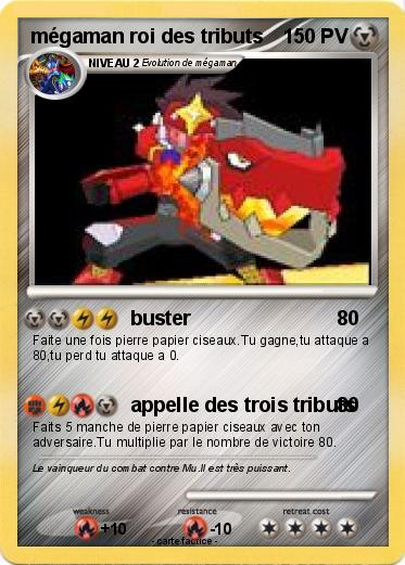 Pokemon mégaman roi des tributs