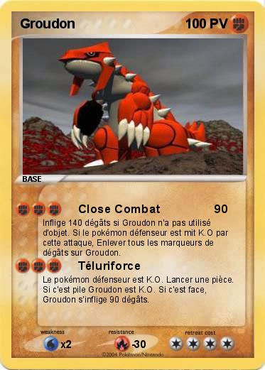 Pokemon Groudon                           