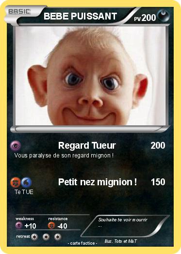 Pokemon BEBE PUISSANT