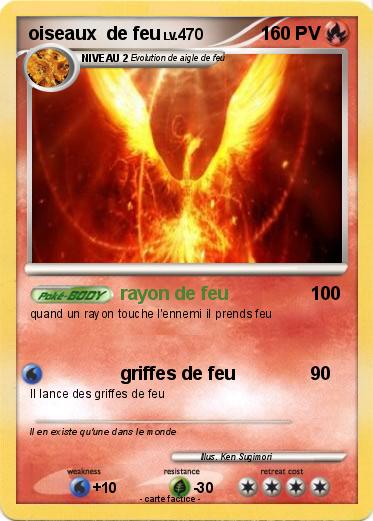 Pokemon oiseaux  de feu