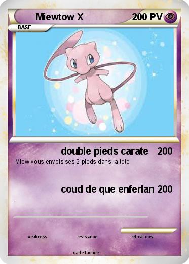 Pokemon Miewtow X