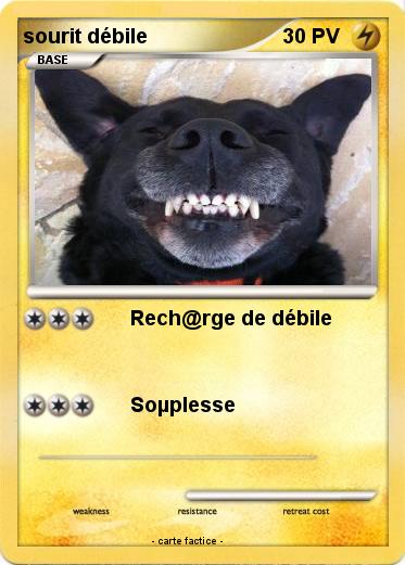 Pokemon sourit débile