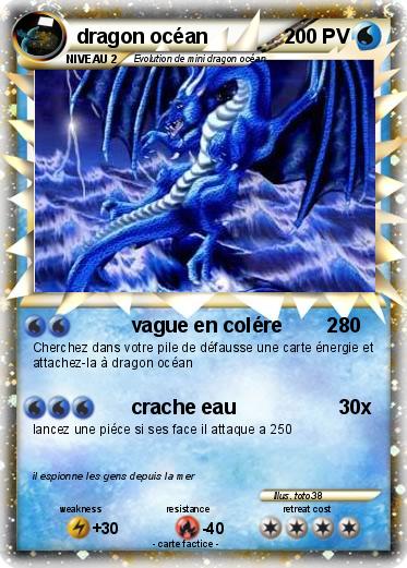 Pokemon dragon océan