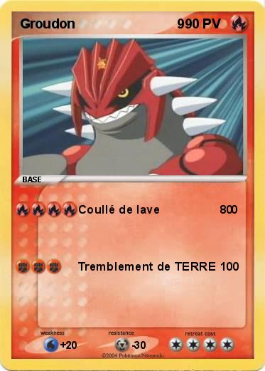 Pokemon Groudon                            9