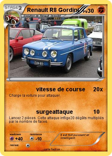 Pokemon Renault R8 Gordini