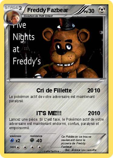 Pokemon Freddy Fazbear