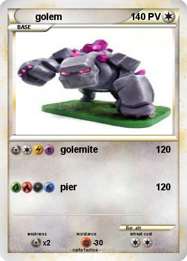 Pokemon golem
