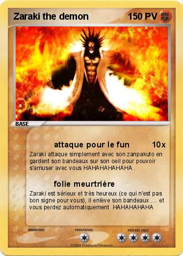 Pokemon Zaraki the demon