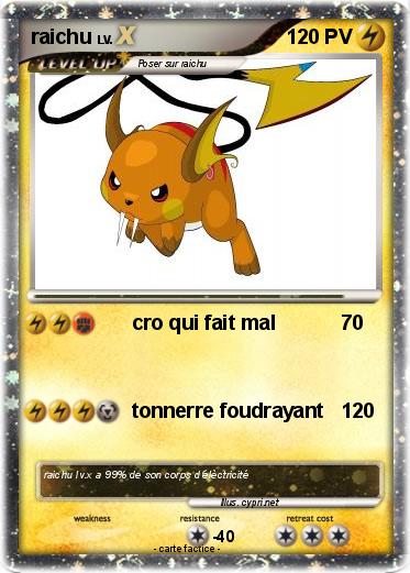 Pokemon raichu
