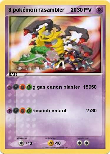 Pokemon 8 pokémon rasambler    20