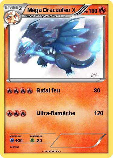 Pokemon Méga Dracaufeu X