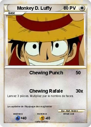 Pokemon Monkey D. Luffy