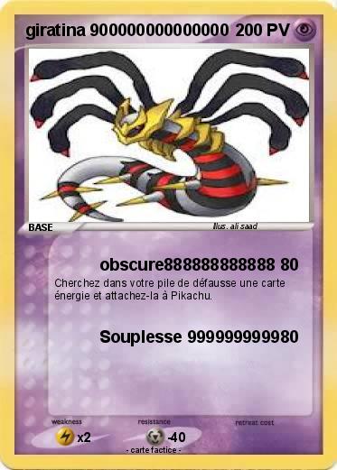 Pokemon giratina 900000000000000