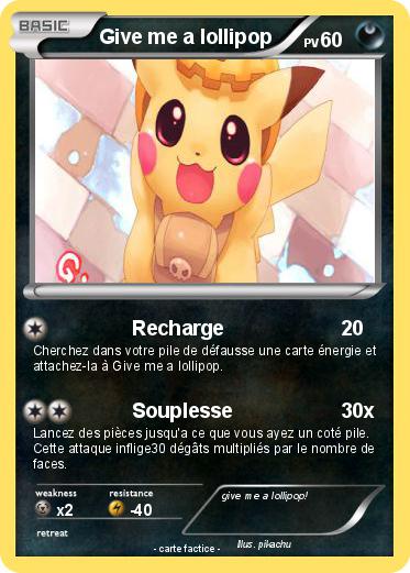 Pokemon Give me a lollipop