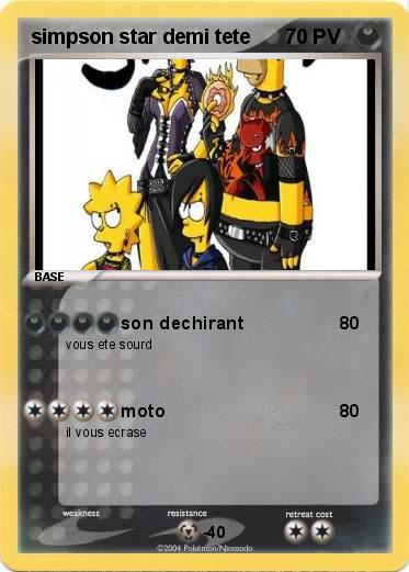 Pokemon simpson star demi tete