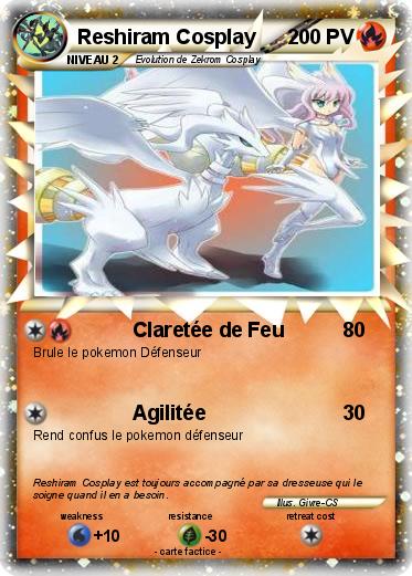 Pokemon Reshiram Cosplay