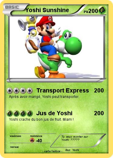 Pokemon Yoshi Sunshine