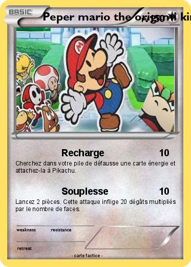 Pokemon Peper mario the origami king
