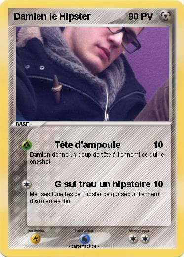 Pokemon Damien le Hipster