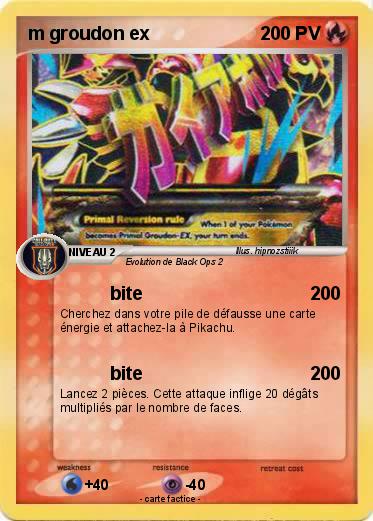 Pokemon m groudon ex
