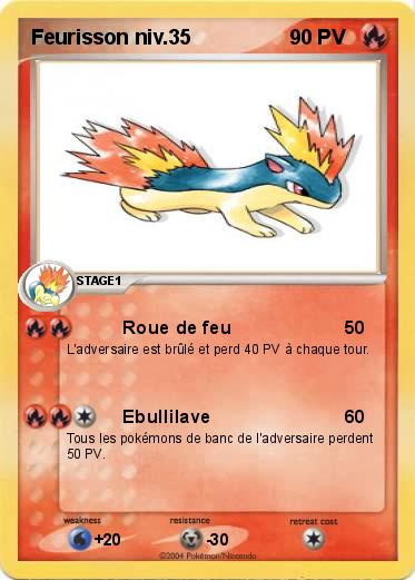 Pokemon Feurisson niv.35