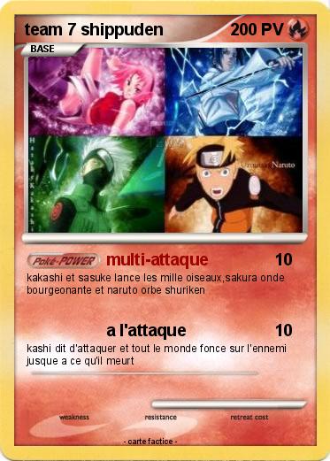 Pokemon team 7 shippuden