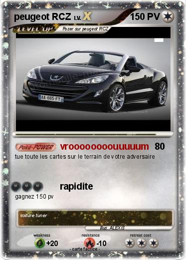 Pokemon peugeot RCZ