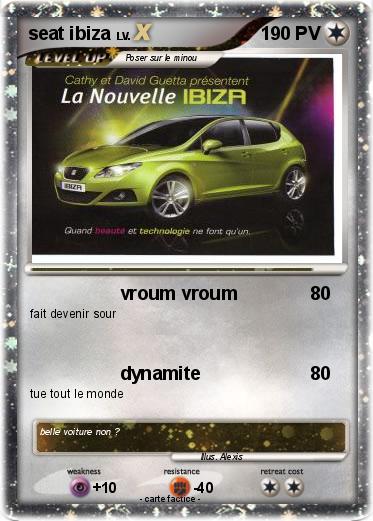 Pokemon seat ibiza